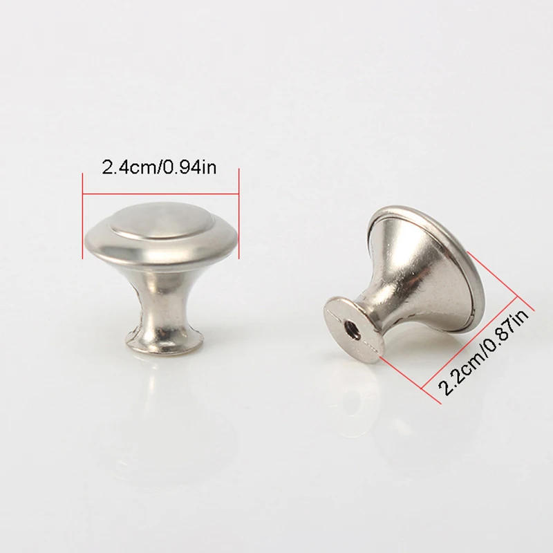 Description Picture 2 of item5PCS Stainless Steel Kitchen Cabinet Knobs Silver Matte Black Color Door Handles Wardrobe Cupboard Drawer Pull Furniture Handle