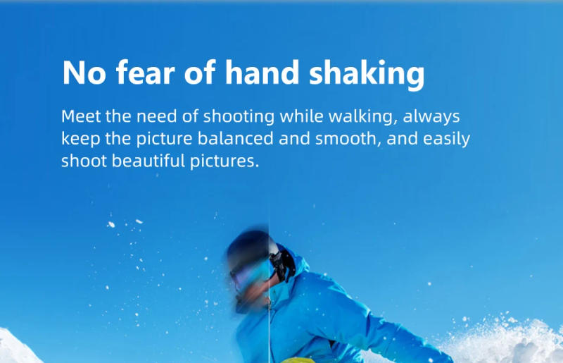 Description Picture 6 of itemHQ3 Portable 3-Axis Handheld Gimbal Stabilizer for Smartphones Vlog Video Shooting and Live Recording Anti-shake with Tripod