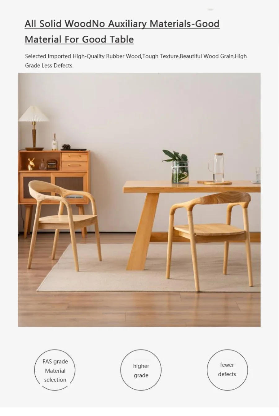 Description Picture 3 of itemBalcony Lounge Chairs Accent Nordic Recliner Mobile Gaming  Arm Wooden Sillas De Comedor Garden Furniture Sets GPFYH