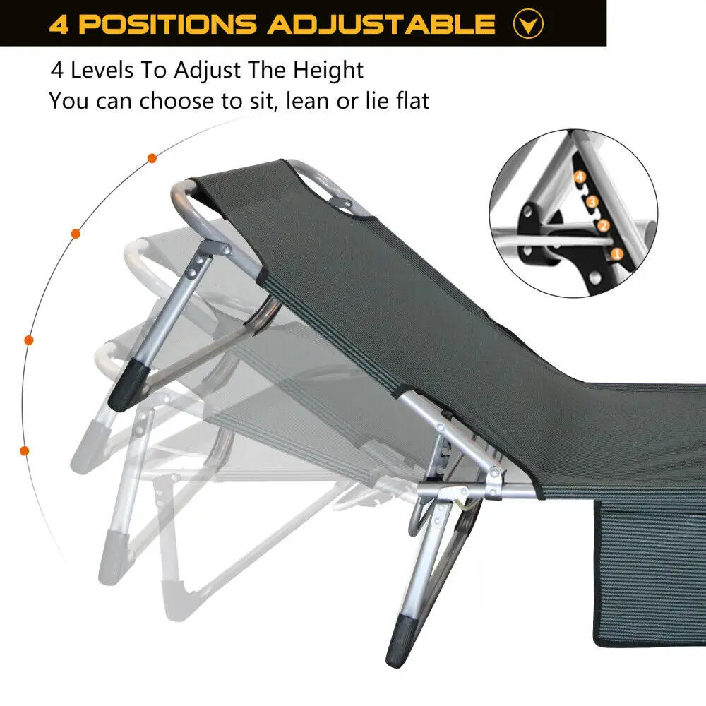 Description Picture 5 of itemCamping Outdoor Folding Bed with Mattress Cot 400 Lbs Heavy Duty Sturdy Portable Stainless Steel Legs Sleeping Cot