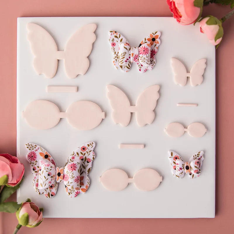 Description Picture 4 of item3Pcs Butterfly Polymer Clay Cutting Molds Clay Cutters for DIY Earrings Handmade Gift  Bowknot Hair Clip Jewelry Decor Tools