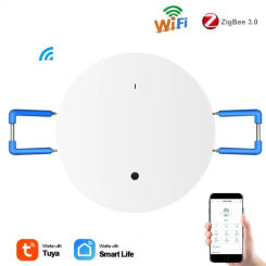Tuya Smart ZigBee Wifi Smart Ceiling-mounted Human Presence Sensor Tuya Human Body Motion Detection Sensor Light Detection