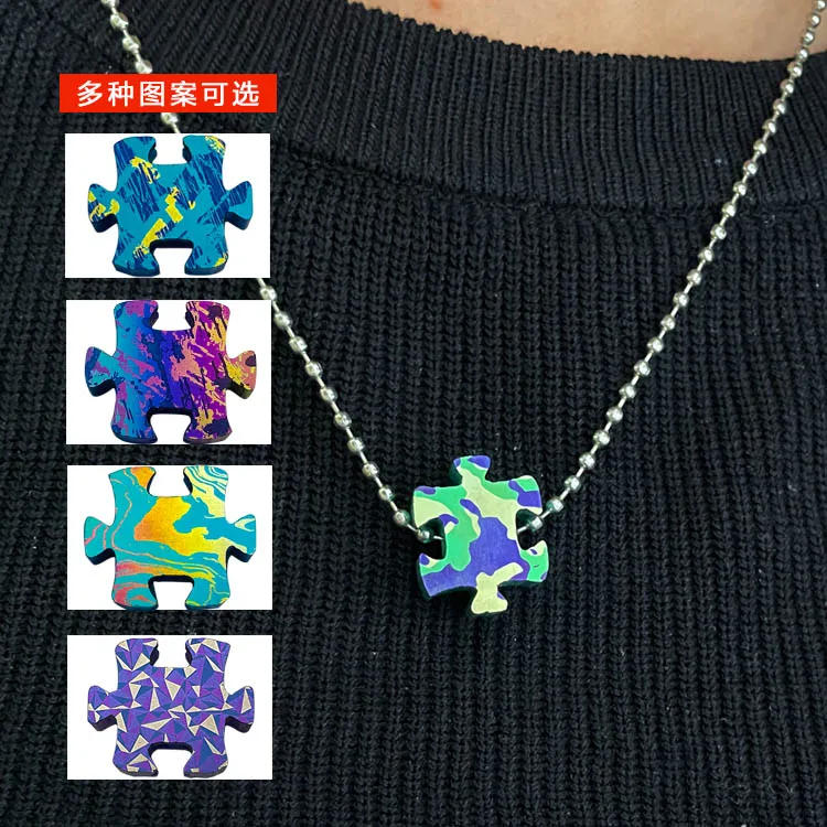 Description Picture 6 of itemEDC Titanium Alloy  Beads A Kinife Pendant Paracord Outdoor Puzzle Decorations Necklace Bracelet Camping Gear EDC Tools