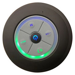 Factory wholesale Q9 radio plug-in LED bluetooth speaker wireless bts06 bathroom waterproof suction cup wireless small stereo