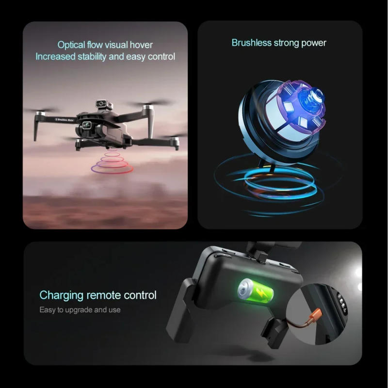 Description Picture 4 of itemFor Xiaomi V168 MAX PRO Drone GPS 8K HD Camera 5G WIFI FPV Brushless RC Quadcopter Obstacle Avoidance Automatic Return for Toys
