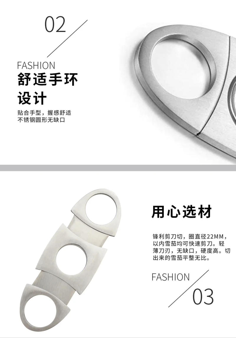 Description Picture 6 of itemStainless Steel COHIBA Cigar Cutter Metal Classic Cutter Guillotine Cigar Scissors Gift Puncher Cutting Knife Cigar Accessory