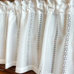 Modern Luxurious and Exquisite Window Curtains New Simple White Lace Short Curtain Partition Gauze Small Curtain Cabinet Curtain
