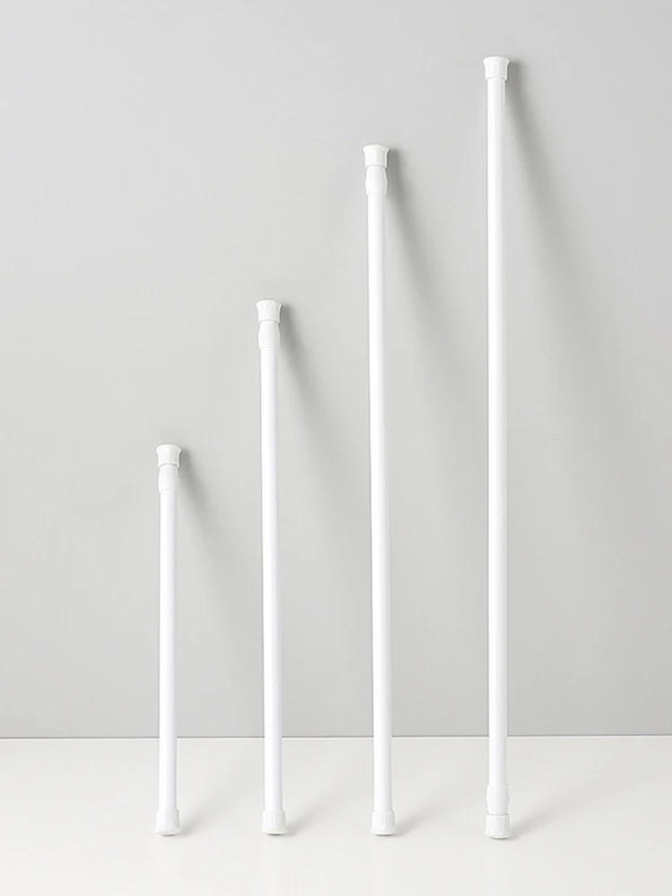 Description Picture 4 of itemMulti Purpose Spring Loaded Extendable Sticks Telescopic Net Voile Tension Curtain Rail Pole Adjustable Rods Curtain Pole