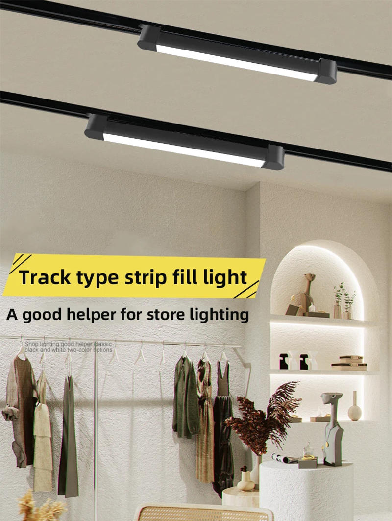 Description Picture 2 of itemModern LED Track Lights 20W/30W Rail Ceiling Lamp for Home Decor and Clothing Shop Full Set Indoor Spotlight Floodlight System