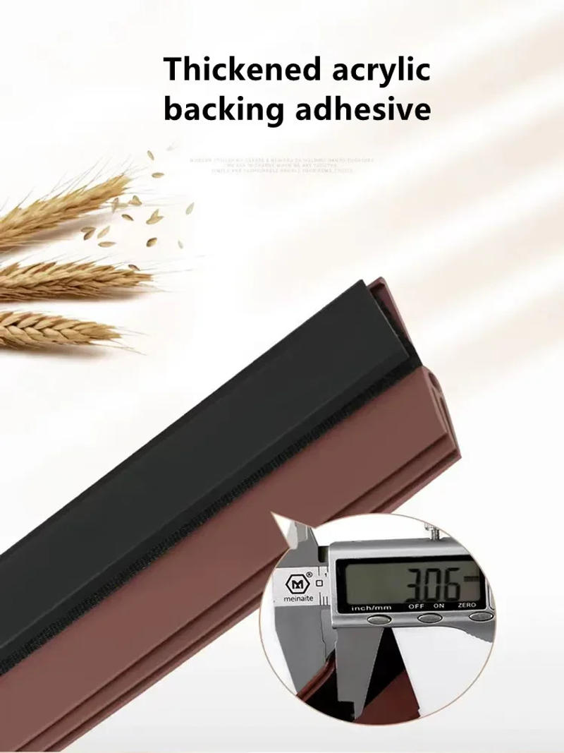 Description Picture 5 of item93cm Self Adhesive Door Bottom Sealing Strip Rubber Weatherstrip Under Door Draft Stopper Anti-cold Soundproof Windproof Strip