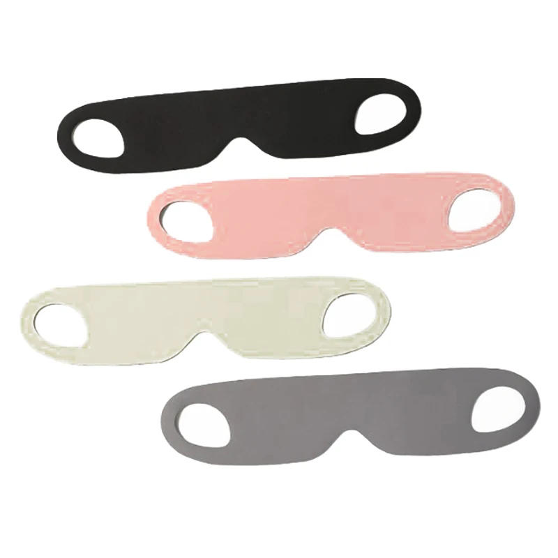 Description Picture 2 of itemComfortable Sleep Blackout Eye Mask Travel Eyepatch Thin Soft Eyeshade Nap Goggles Soild Color Washable Eye Protection Blindfold