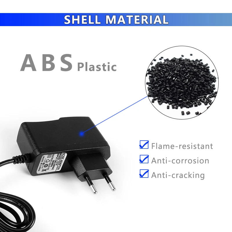Description Picture 5 of item12V 1A Power Supply Adapter US EU AU UK Plug in AC/DC Converter 100-240V AC to DC 12V 12W 1000mA Chargerfor CCTV LED Strip Light