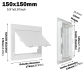 150x150mm