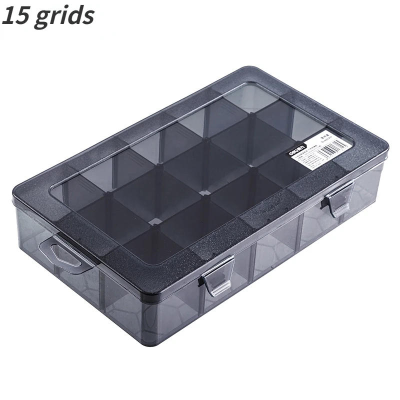 Description Picture 4 of item9-24 Grids Adjustable Organizer Storage Container Compartment Plastic Storage Box Component Screw Holder Case Display Container