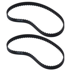 2Pcs 75 Teeth 150XL Timing Belt Useful Black 10mm Width Power Tool Accessories Drive Transmission Belts