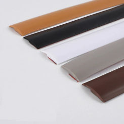 PVC Floor Edge Pressing Strip Anti-collision Threshold Strip Door Joint Pressing Strip Floor Stickers Carpet Edge Gap Shielding