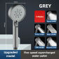 grey shower head
