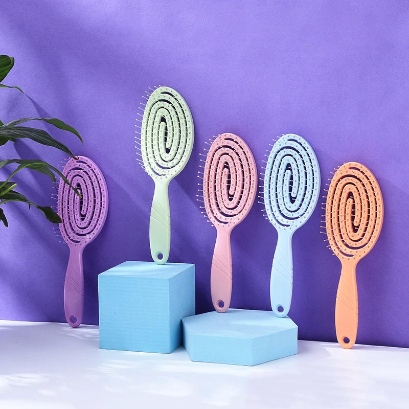 Description Picture 4 of itemRelaxing Elastic Massage Comb Portable Hair Brush Massage Brush Brushes Head Combs Scalp Massage Brush Wet And Wavy Bundl