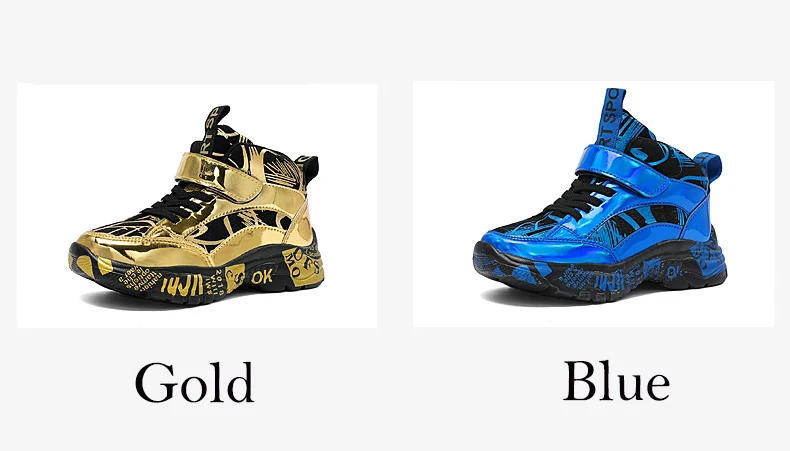 Description Picture 6 of itemBrand Kids Sneakers Children Basketball Shoes Waterproof Running Shoes Casual Sports Shoes Boys Tennis Shoes Child Basket Shoes