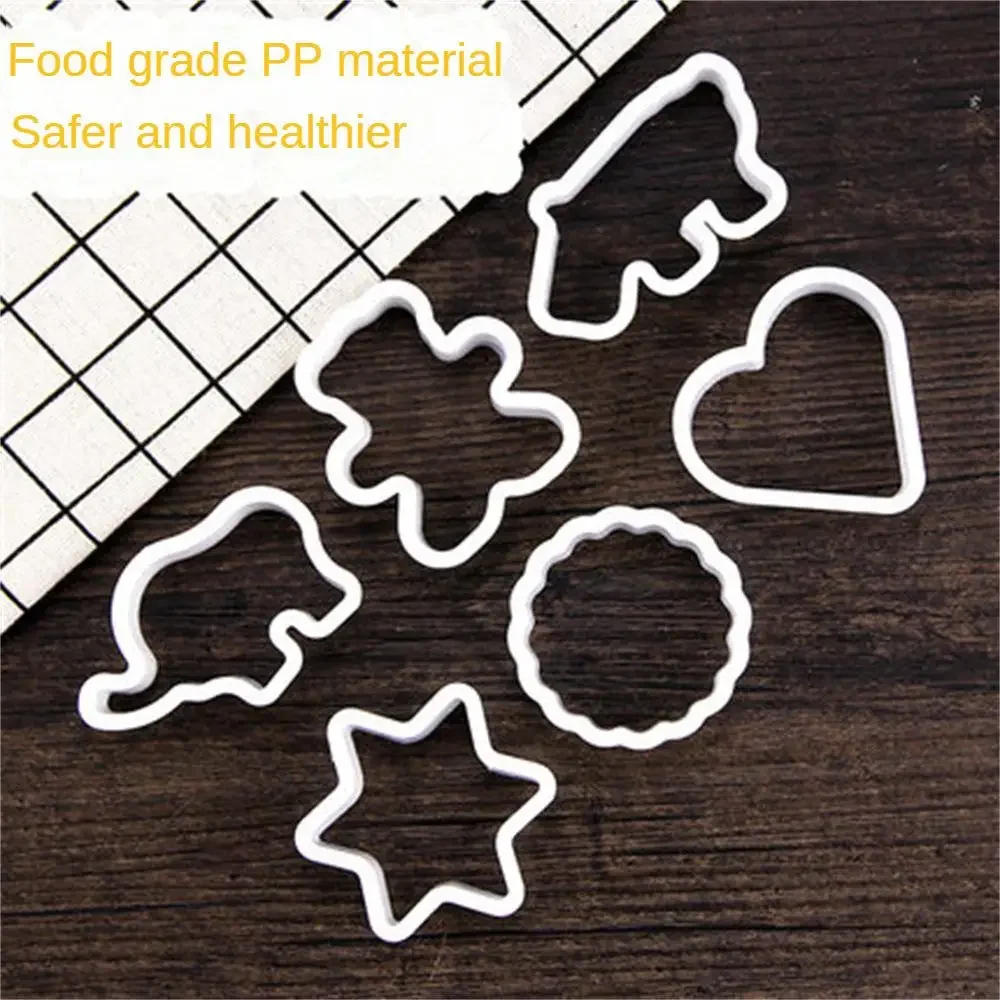 Description Picture 2 of item6PCS/set Sugar Biscuit Press Stamp Embosser Cookie Cutter Biscuit Mold DIY Fondant Cake Mold Pastry Decor Baking Accesories