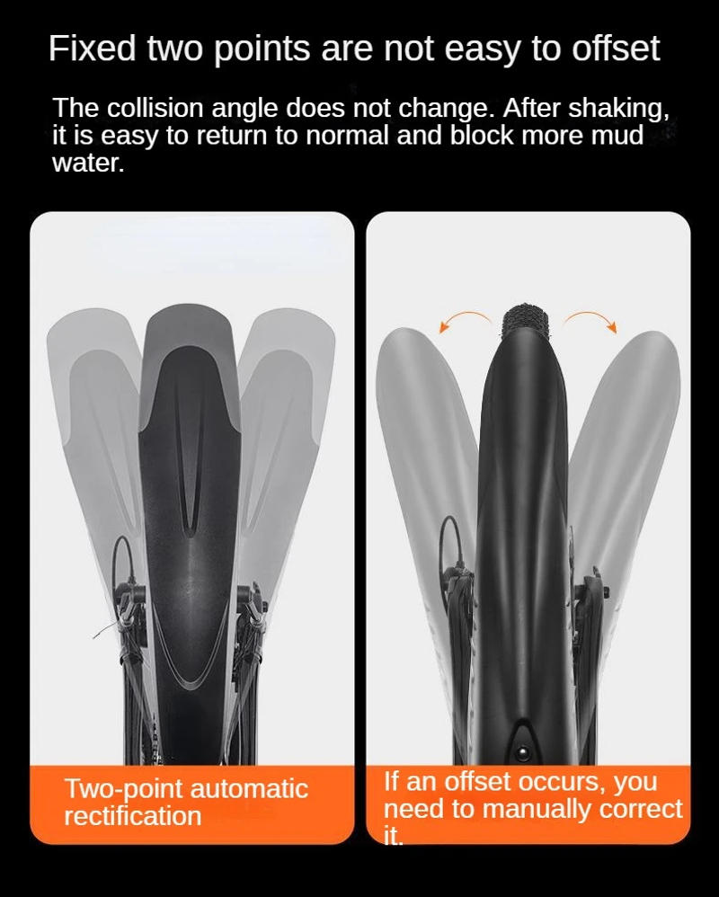 Description Picture 6 of itemBicycle Fenders Mountain Bike Mudguard 26-29Inch Front Rear Tire Wheel MTB Bike Guard Fender Quick Release Protector Mud Guards
