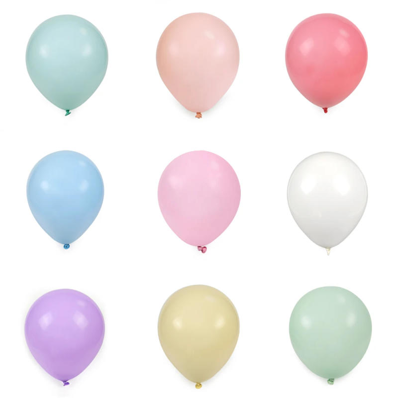 Description Picture 3 of item30/50pcs  5/12/ 10inch Macaron Latex Balloon Pastel Pink White Color Ballon Wedding Party Birthday Decoration Baby Shower Decor