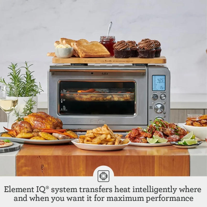 Description Picture 3 of itemthe Smart Oven Air Fryer, Convection Countertop Oven, Air Fryer Toaster Oven Combo, BOV860BSS, Brushed Stainless Steel