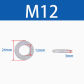 10pcs M12