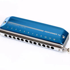 EASTTOP EAP12 12 Holes 48 Tone Chromatic Harmonica Key Of A,G,D,B,Bb Mouth Organ harmonica For Adults Students Professionals
