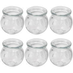 6 Pcs Gua Sha Therapy Cans Body Set Chinese Set Glass Fire Can Hand Tools Appliance Cupping Cup Massager Scraping Cupping Cups