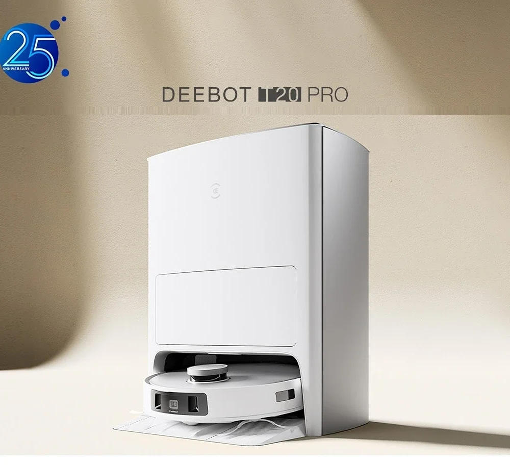 Description Picture 6 of itemOriginal 8200Pa Ecovacs DEEBOT T20S PRO Vacuum Cleaner Sweeping Robot 60 ℃ Hot Water Washing Mop 5200mAh Upgrade DEEBOT X1 OMNI