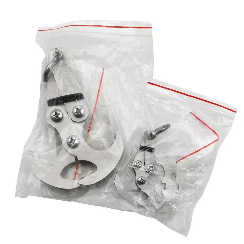 Description Picture 6 of itemOutdoor Rock Climbing Rescue Claw Survival Mountaineering Hook Tool Multifunctional Stainless Steel Folding Gravity Grab Hook