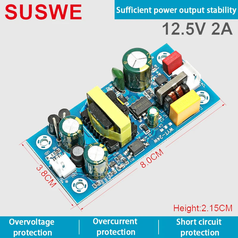 Description Picture 4 of itemAC 100-240V to DC 5V 9V 12V 24V 36V 48V 1A 2A 3A 4A 5A 6A 7A 8A Power Supply Module Board Switch AC-DC Switch Power Supply Board