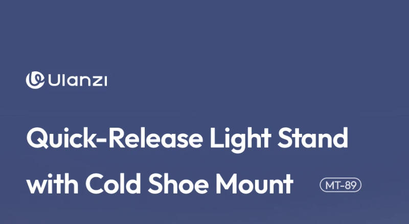 Description Picture 2 of itemUlanzi MT-89 2M Quick-Release Light Stand with Cold Shoe Mount 8-Section Extend Photograph Tripod for Action Camera Phone Clamp