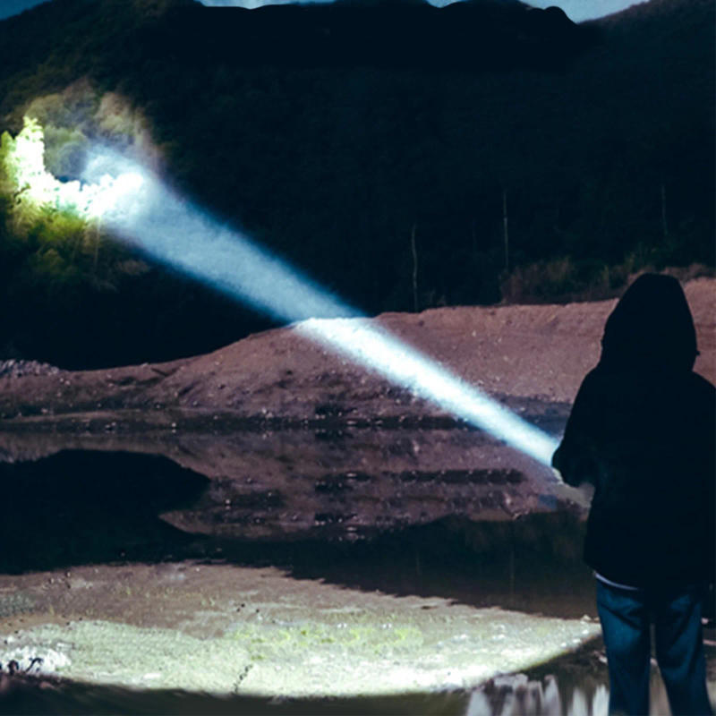 Description Picture 5 of itemHigh Power Led Flashlights Camping Torch Work Light Solar Charge 4 Gear USB Rechargeable Light Waterproof Light for Outdoor