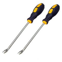 1pc Tack Puller Nail Puller Pry Tool Nail Remover U/V Type Screwdriver 260mm For Home Workshop Industries Carpenters