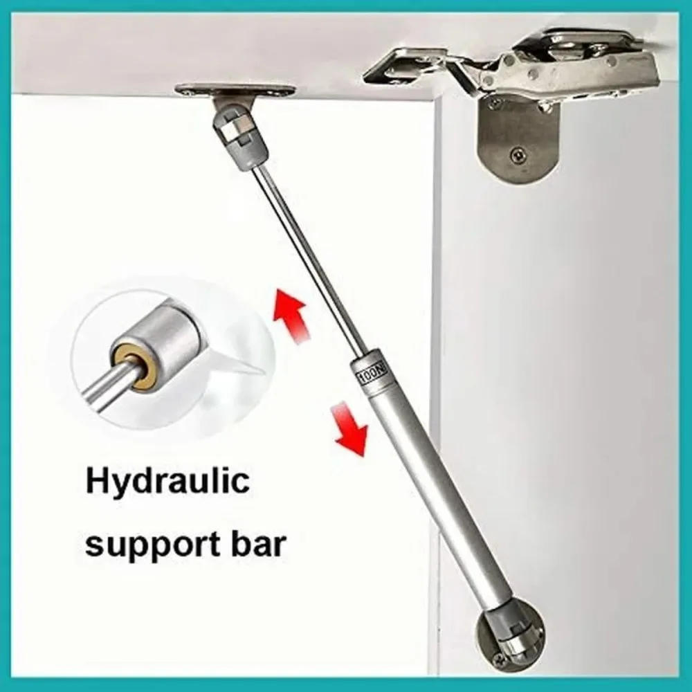 Description Picture 3 of item2/4PCS Cabinet Door Gas Struts 100N/10KG Supports Gas Spring Lid Support Gas Props Shocks Kitchen Cupboard Hydraulic Hinge