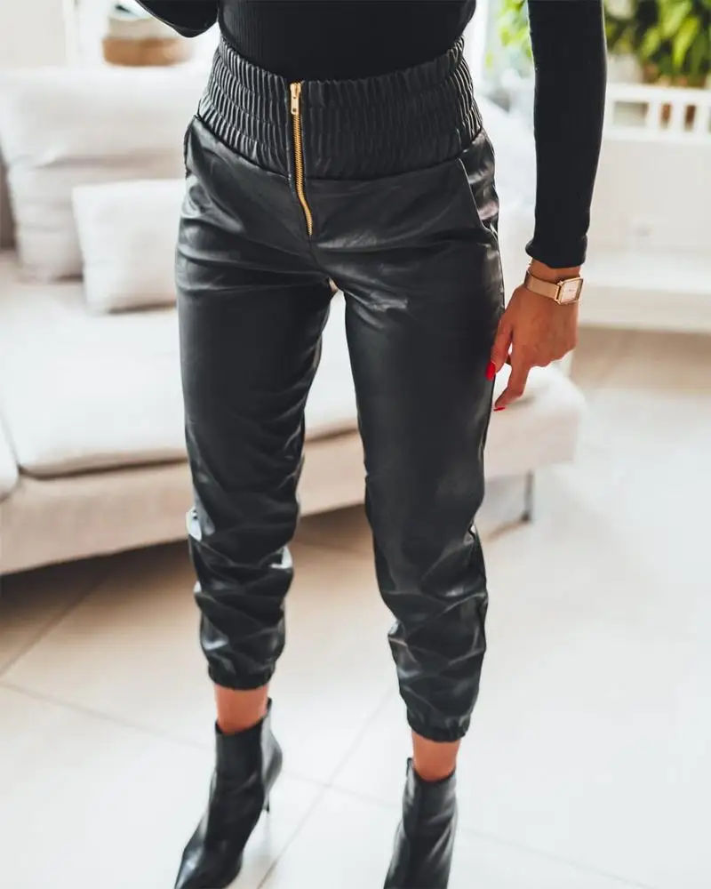 Fashion Women Casual Black Leggings