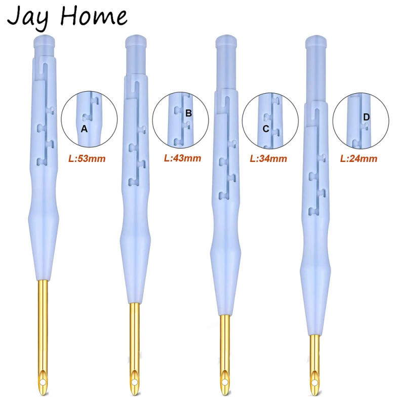 Description Picture 3 of itemPunch Needle Beginners Supplies Kit 6Pcs Punch Needle Tool with Adjustable Rug Yarn Punch Needle for Cross Stitch Tools Kit