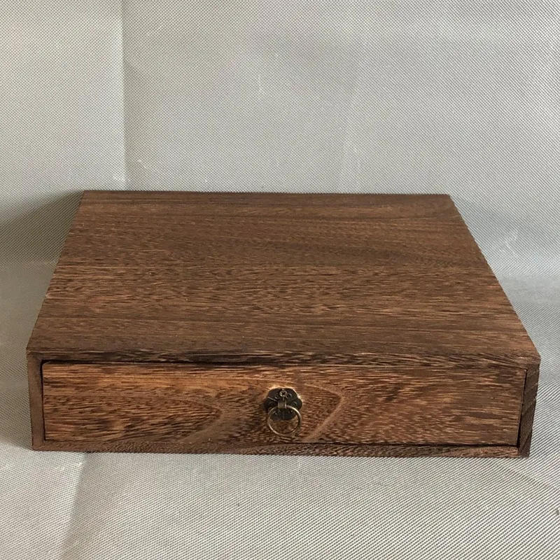 Description Picture 4 of itemRetro Lockable Storage Box Made of Wood and Perfect for Home Office Storage Table Organizer