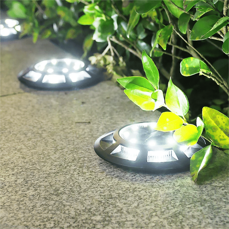 Description Picture 4 of itemNew Solar Ground Lawn Light Outdoor Waterproof 16LED Garden Underground Yard Lawn Pathway Landscape Decoration