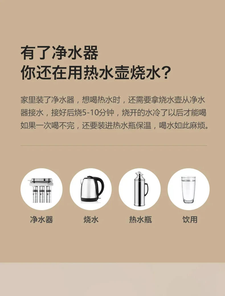 Description Picture 4 of itemHome Temperature Adjustment Water Dispenser Wall-mounted 3-second Speed Heat Warm Hot Boiling Water Machine Dispenser220V