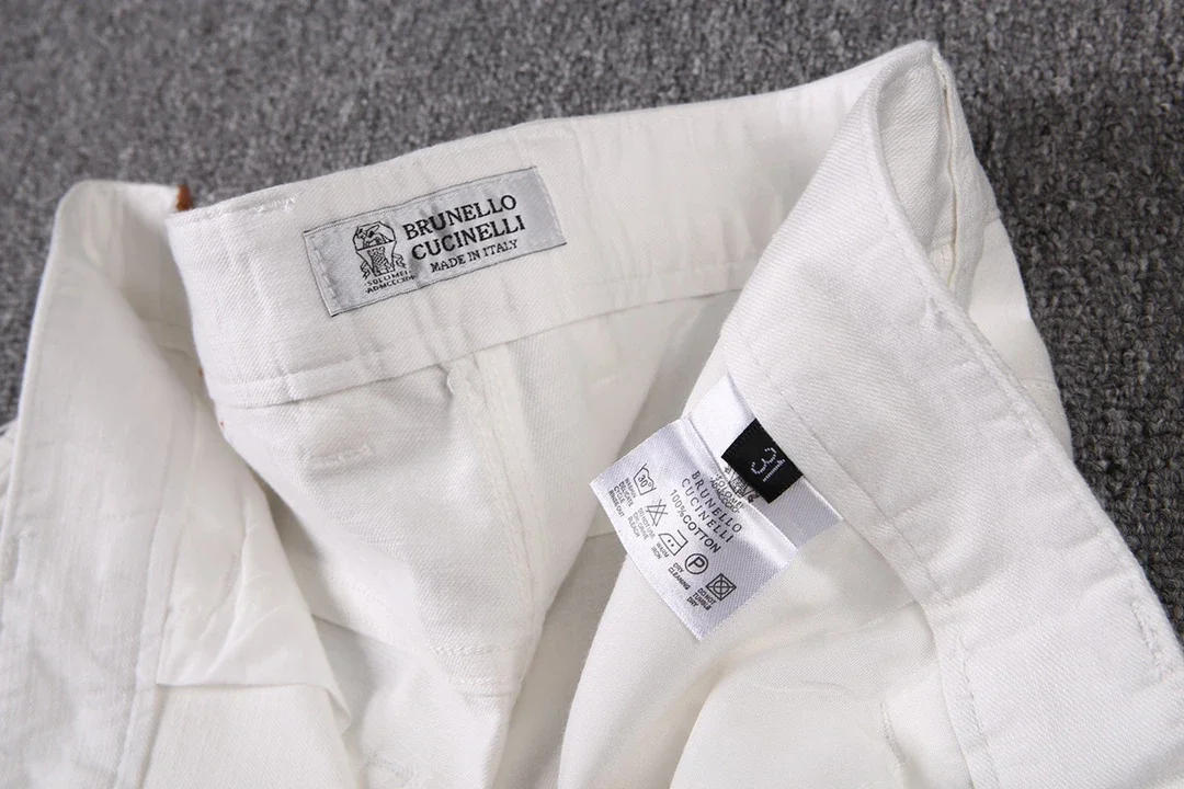 Description Picture 6 of itemZEMKY Casual Pants Cotton Men 2024 Spring Summer new Elastic Fashion Size 29-42 Small Straight Leg pants Customized Leather