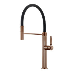 New Kitchen faucet Brush Rose Gold kitchen sink Mixer tap Top Quality Brass kitchen faucet vanity water tap faucet sink faucet
