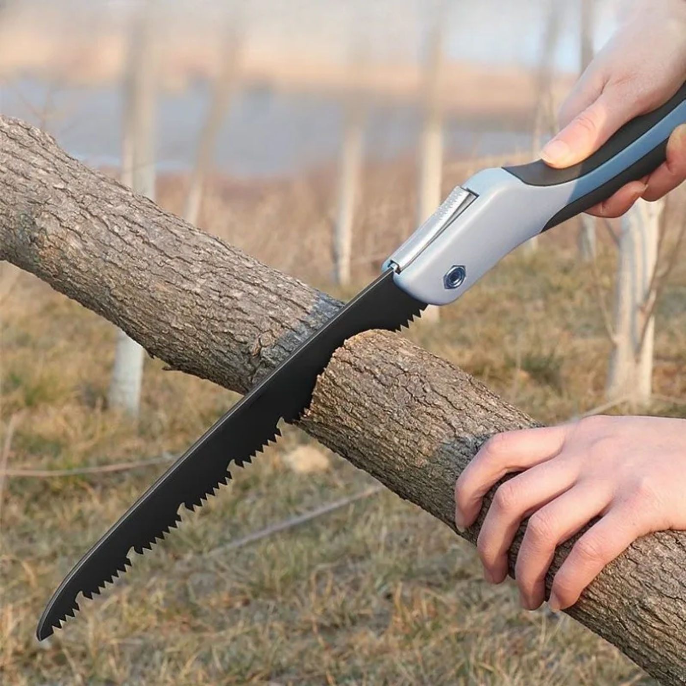 Description Picture 3 of itemFolding Saw Woodworking Folding hacksaw Multifunction Cutting Wood Sharp Camping Garden Prunch Saw Tree Chopper Knife Hand