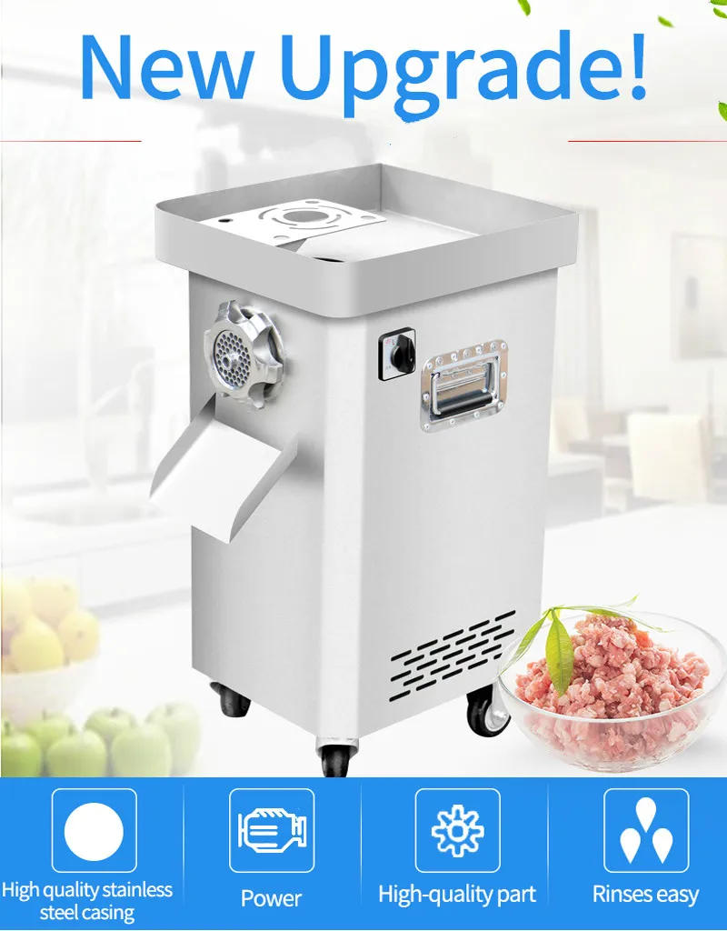 Description Picture 3 of itemElectric Meat Grinder And Sausage Integrated Machine, Commercial Stainless Steel Food Shredder