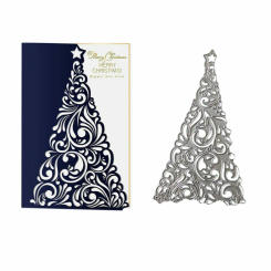 Christmas Tree Metal Cutting Dies for DIY Scrapbooking Album Paper Cards Craft Embossing Die Cuts Christmas Stamp and Die Set