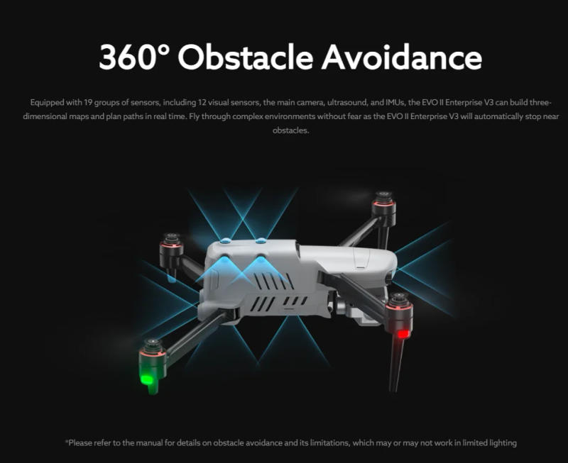 Description Picture 6 of itemAutel Robotics 2024 New Camera Drone EVO II Dual 640T Enterprise V3 6K Included Accessories 7.9" Smart Controller V3