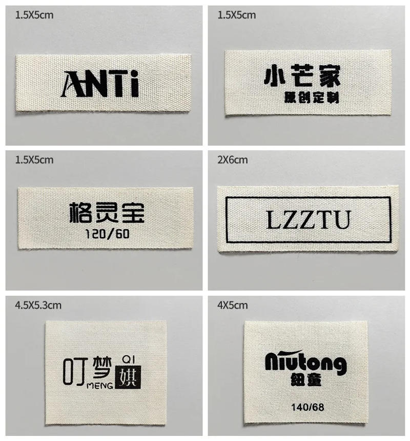 Description Picture 5 of itemcustom clothing label, personalized organic cotton webbing label, logo or text sewing label