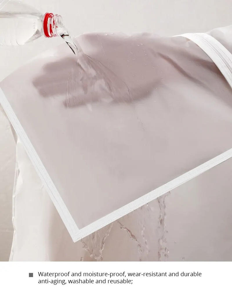 Description Picture 4 of item5pcs Eva Clothing Dust Cover With Open Hem, 100 * 60cm, for Dust Prevention of Clothing Home Furnishings